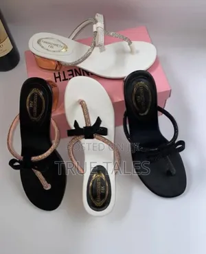 Photo - Ladies Scissors Slippers Black Colour Only
