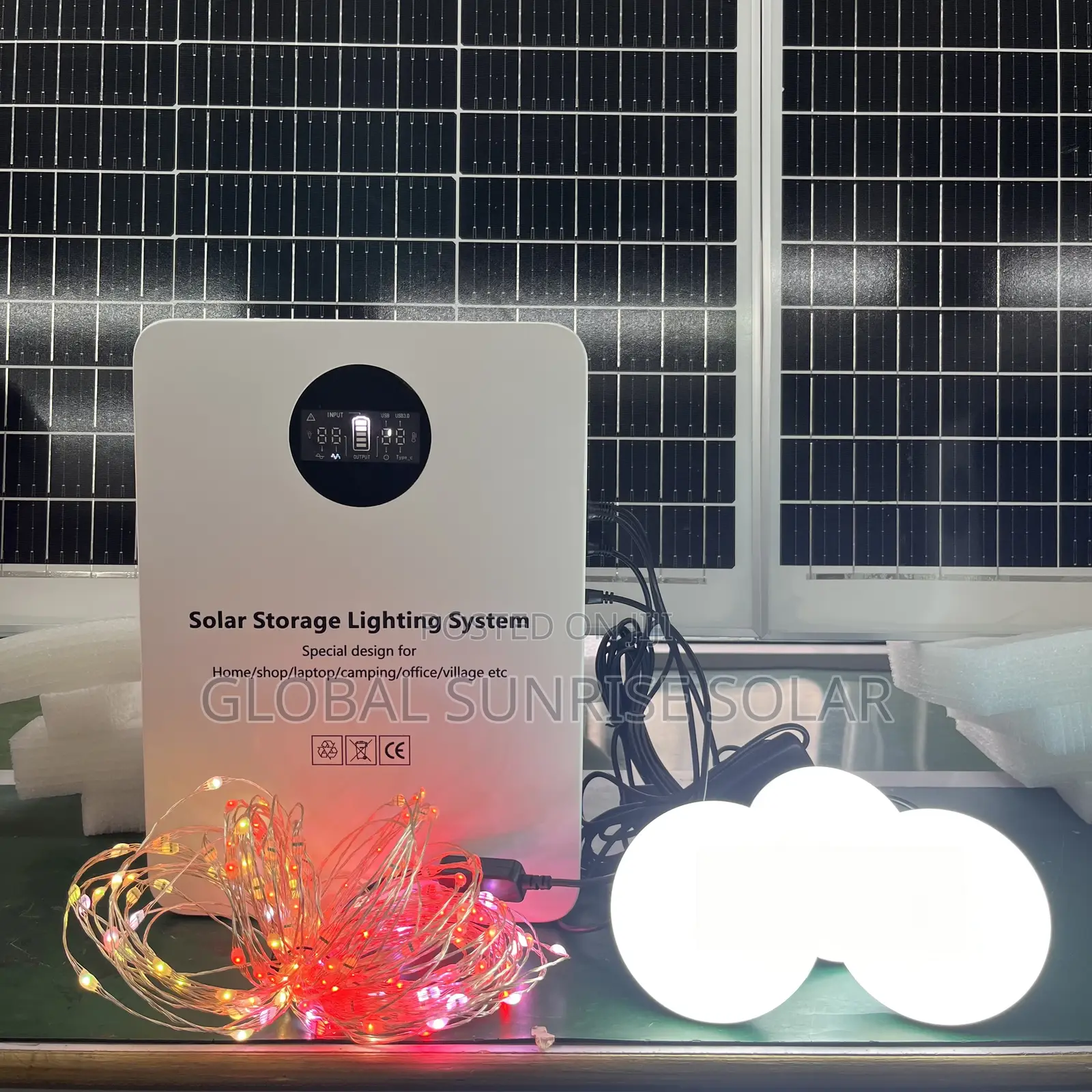 Wedding Christmas Festival Light String Solar Generator