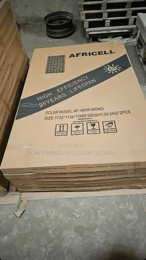 480watts Africell Monocrystalline Solar Panel Brand New
