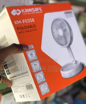 Foldable Mini Table Rechargeable Fan