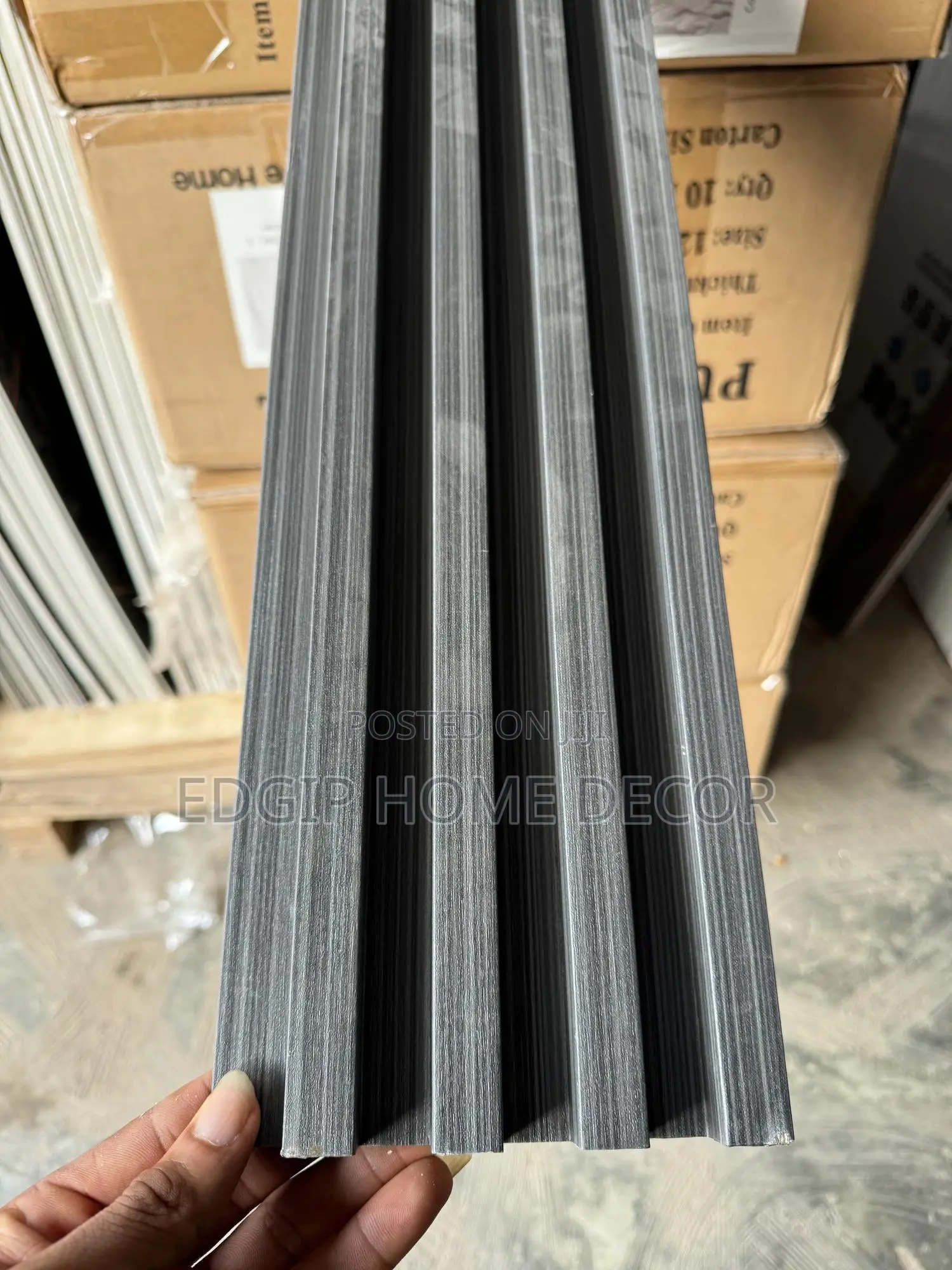 WPC Fluted Wall Panel 16cm Width, 2.9m Length
