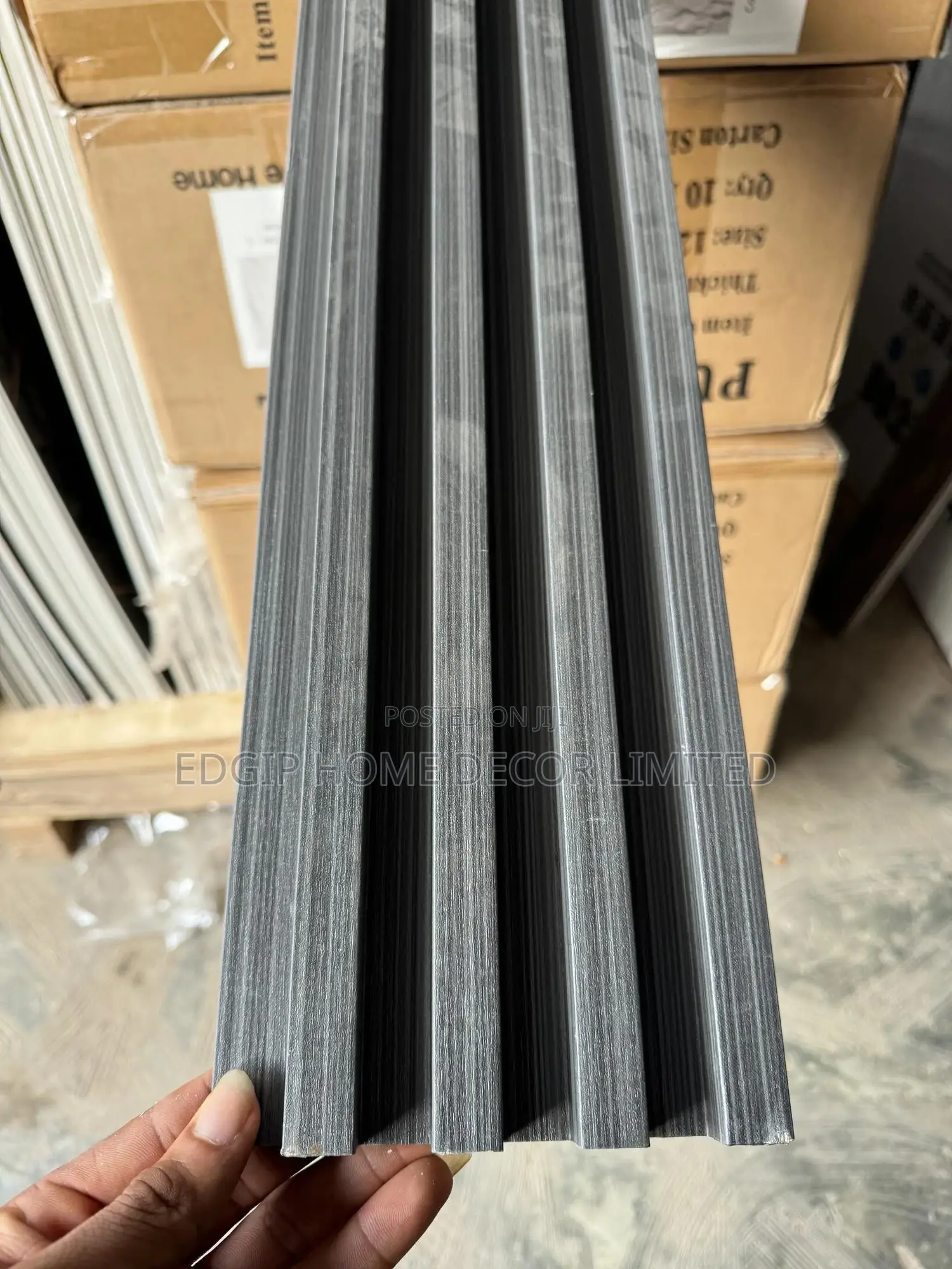WPC Fluted Wall Panel 16cm Width, 2.9m Length