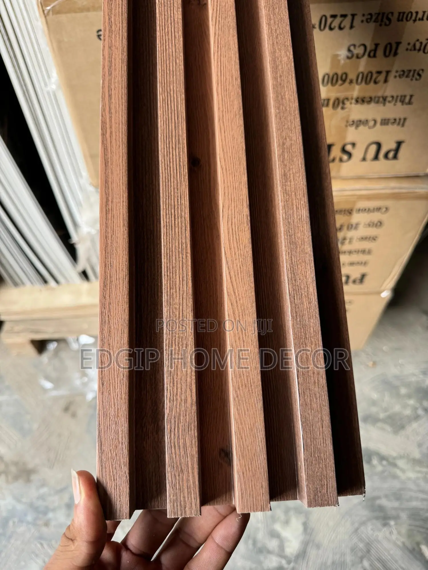 WPC Fluted Wall Panel 16cm Width, 2.9m Length