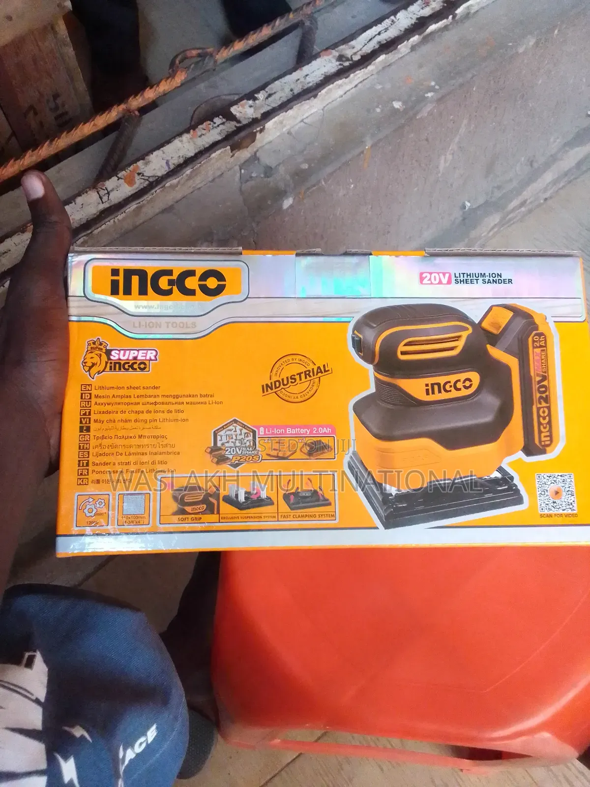 Cordless Sheet Sander 20v
