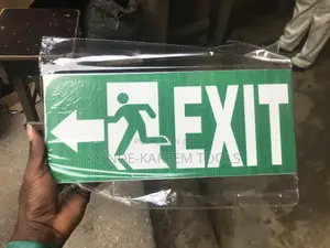 Safety Exit Sign