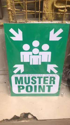 Muster Point Sign Board
