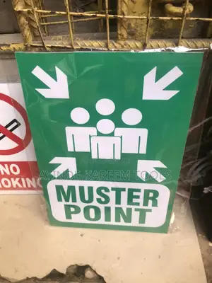 Muster Point Sign Board