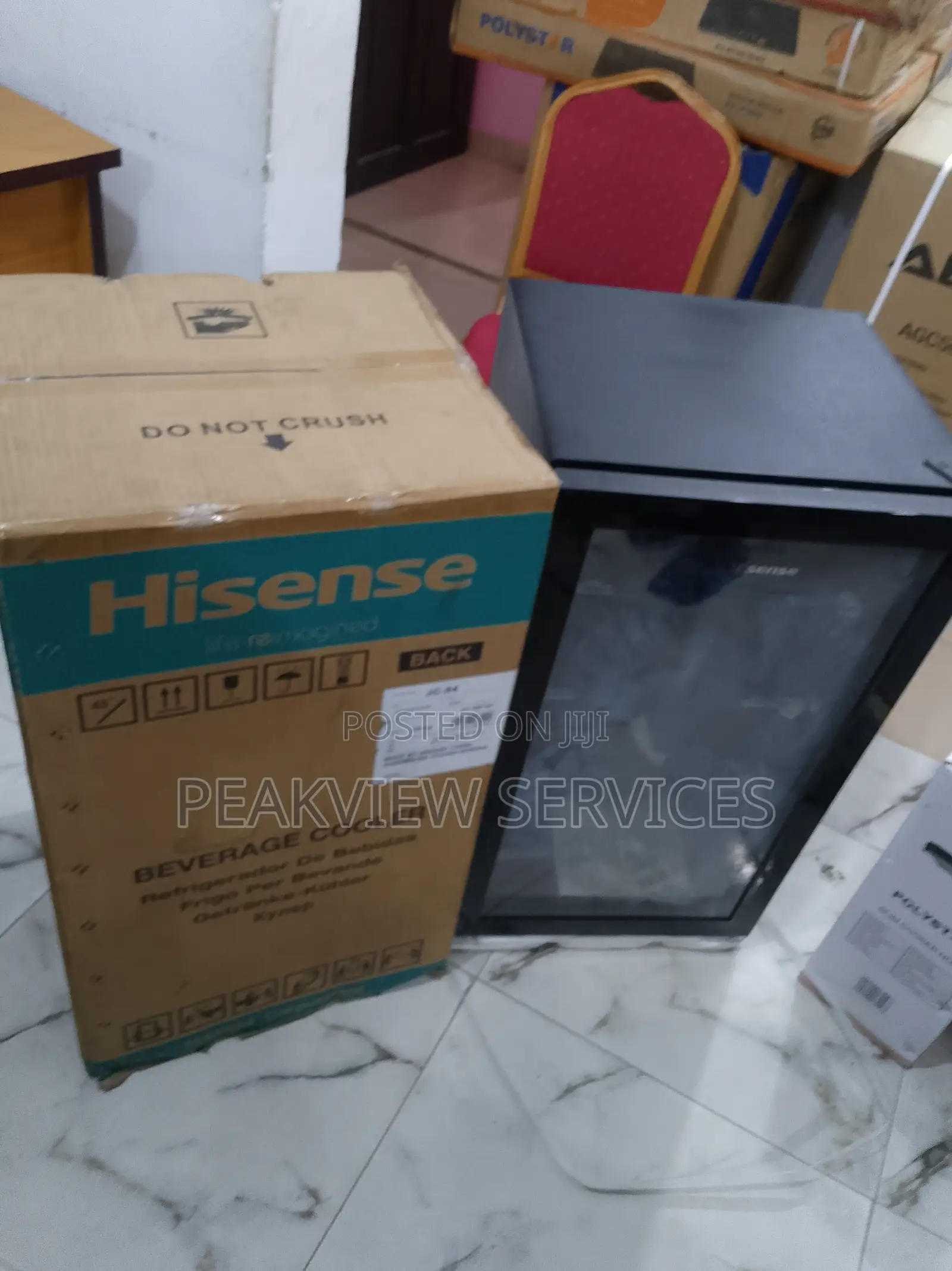 High Teck Beverage Cooler 91L Hisense Refrigerator Jc-94