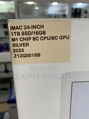 New Desktop Computer Apple iMac M1 16GB Apple M1 SSD 1T