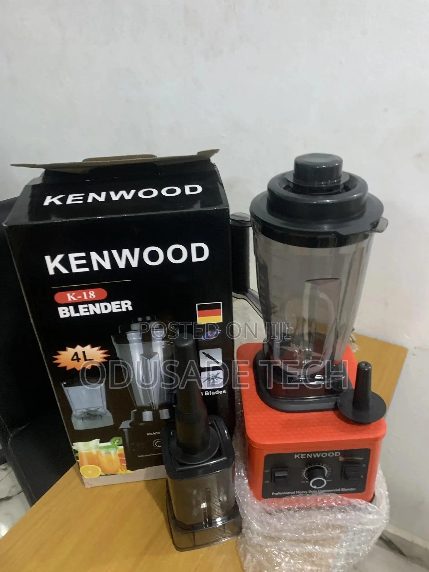 Protech Kenwood 4L 9000W Blender With Double Cup