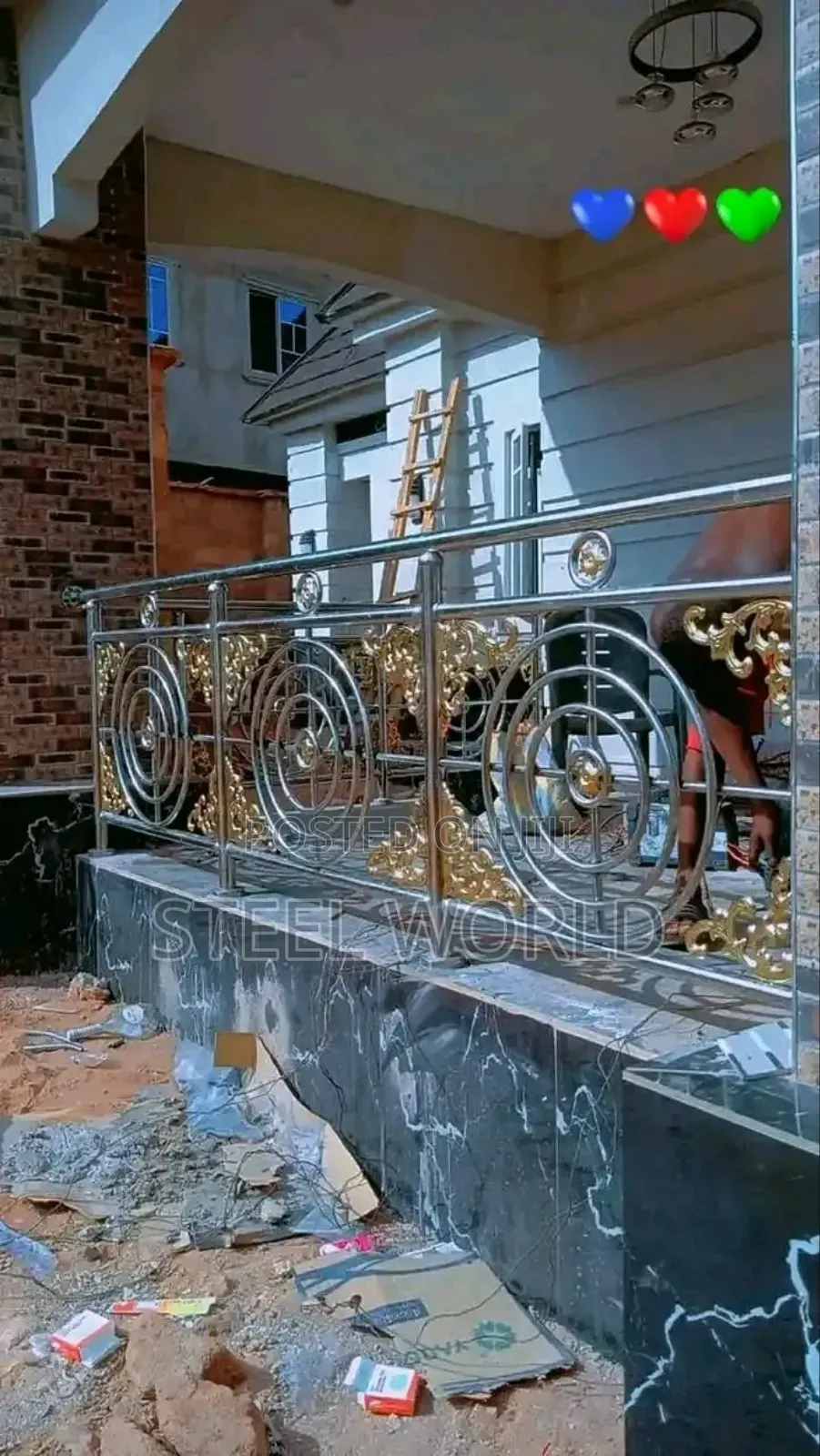 Flower Rose Balustrade
