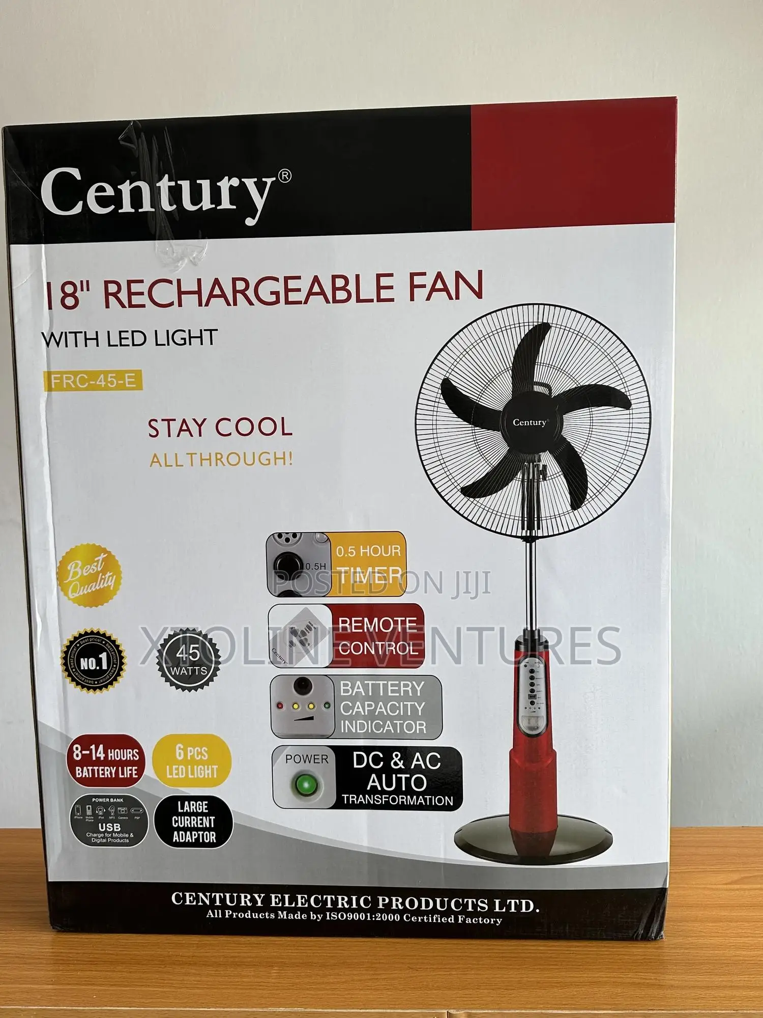 Rechargeable Fan