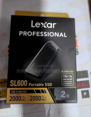 Lexar 2tb Sl600 USB 3.2 Type-C Portable External SSD