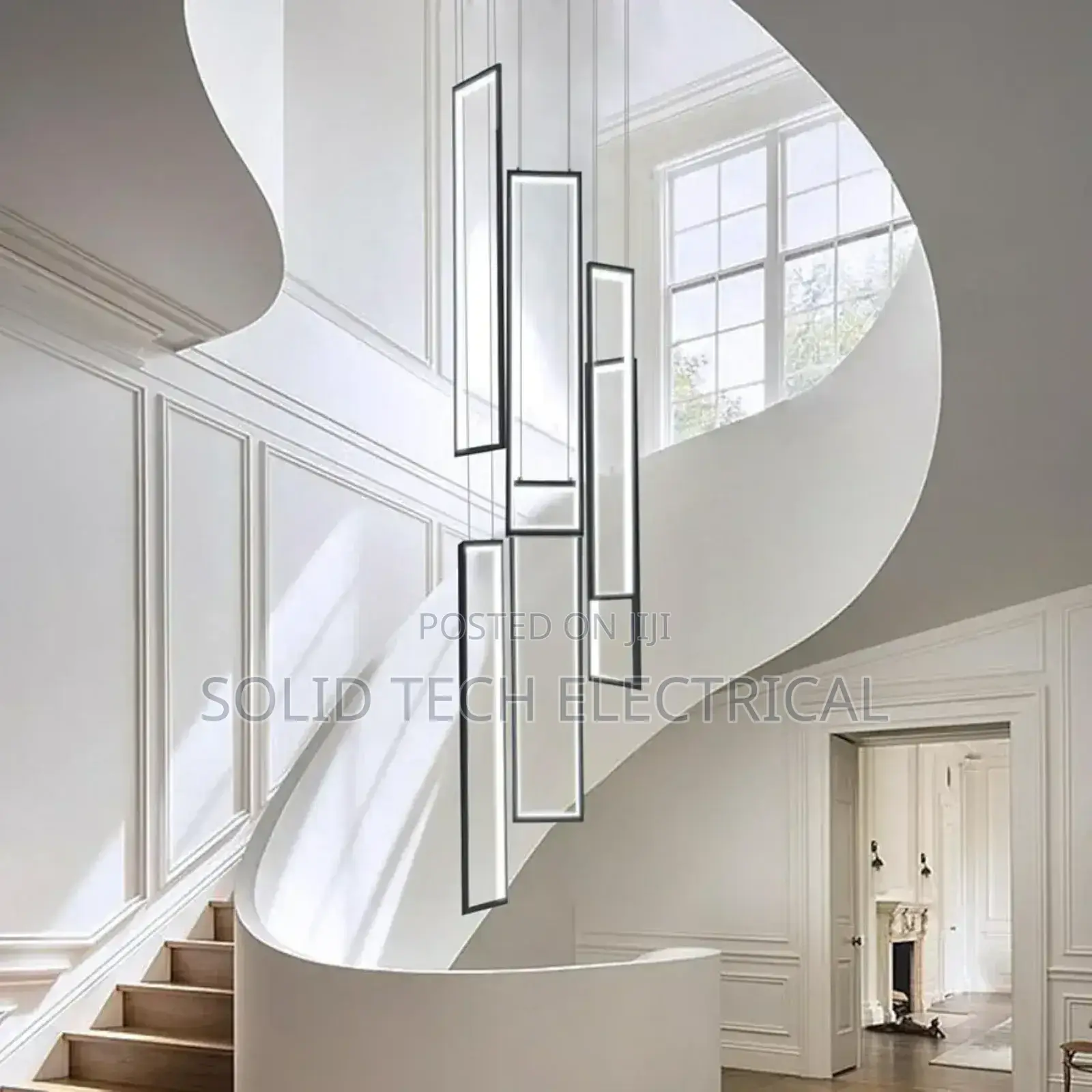 Modern Led Staircase Dropping Chandelier Light for Duplex