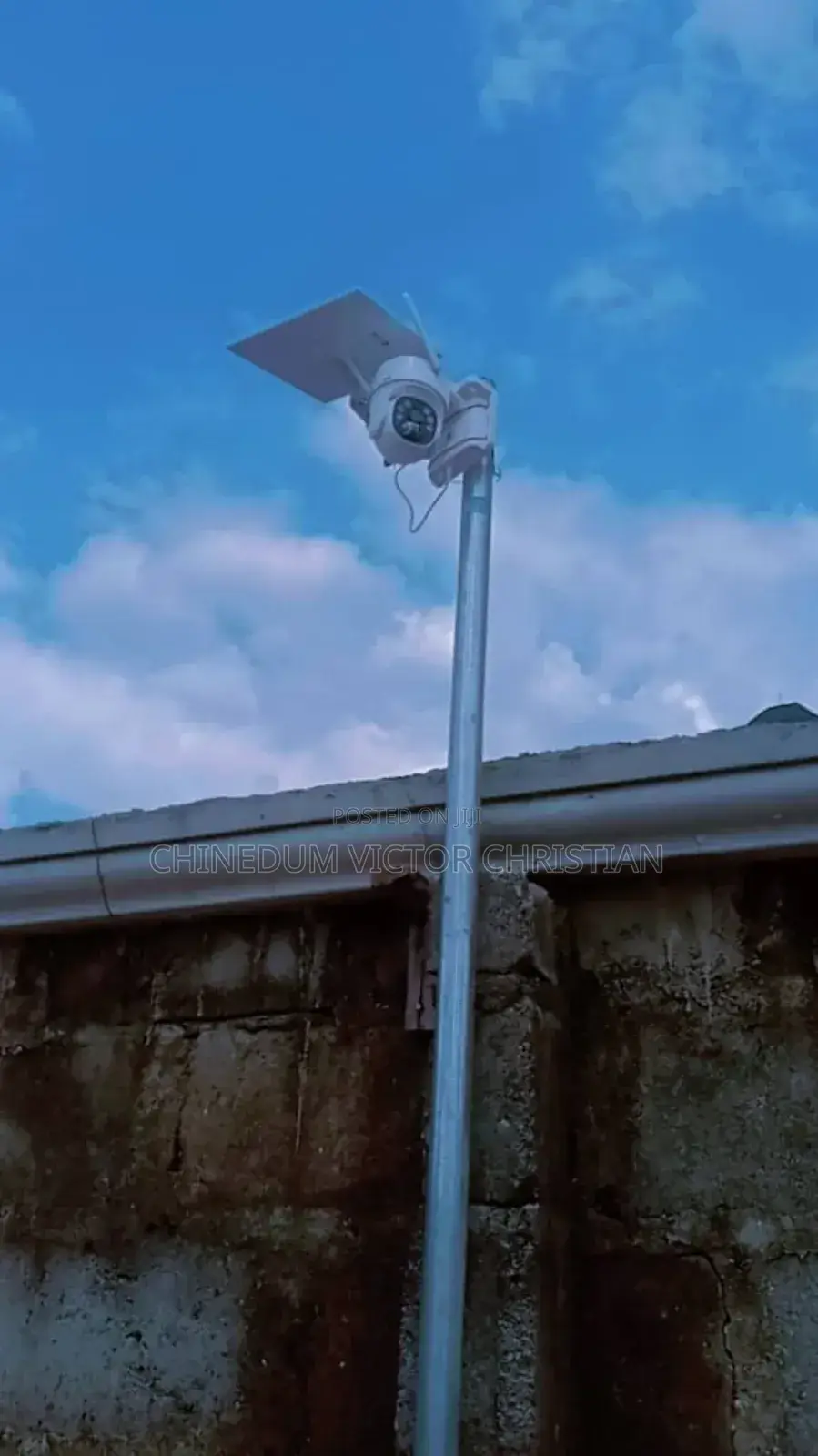 Solar PTZ Camera Installation