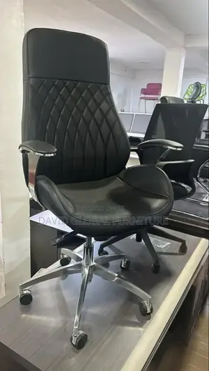 Black Leather Office Chair