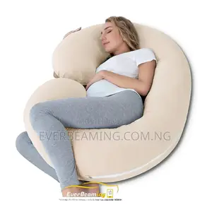 Pregnancy and Maternity Pillow_ Cream