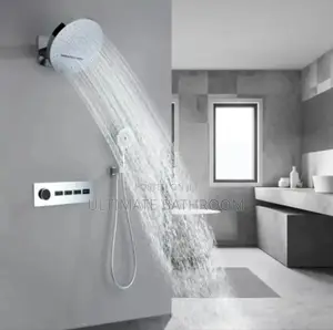 Thermostatic Chrome Bathroom Shower