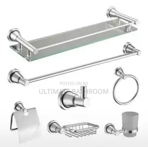 Complete Set Of Anti Rust Bathroom Accessories