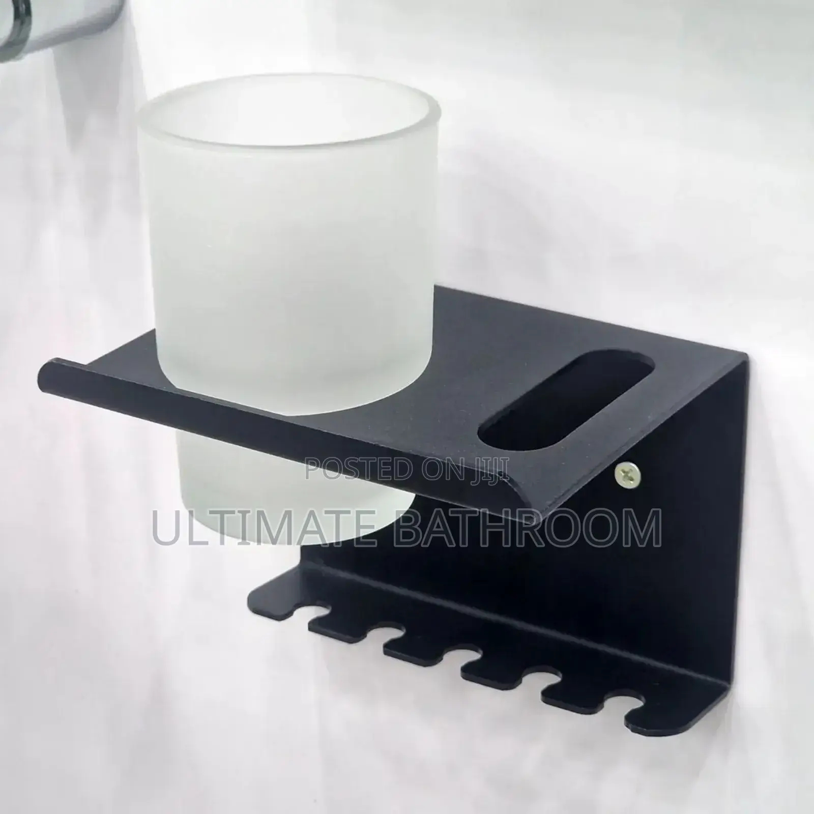 Black Wall Mounted Toothbrush Holder