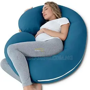 Everbeaming Pregnancy Maternity and Relaxation Pillow_ Blue