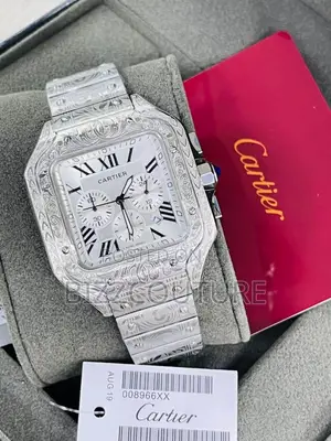 Photo - Original Cartier Chronograph Silver Chain Watch Is Available