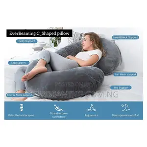 Pregnancy Relaxation and Maternity Pillow _ Grey