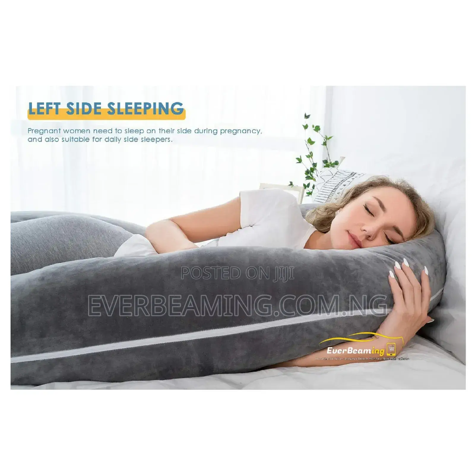 Pregnancy Relaxation and Maternity Pillow _ Grey