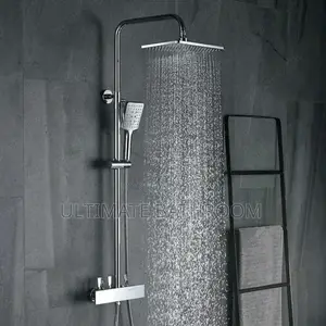 Chrome Top Grade Standing Shower Mixer