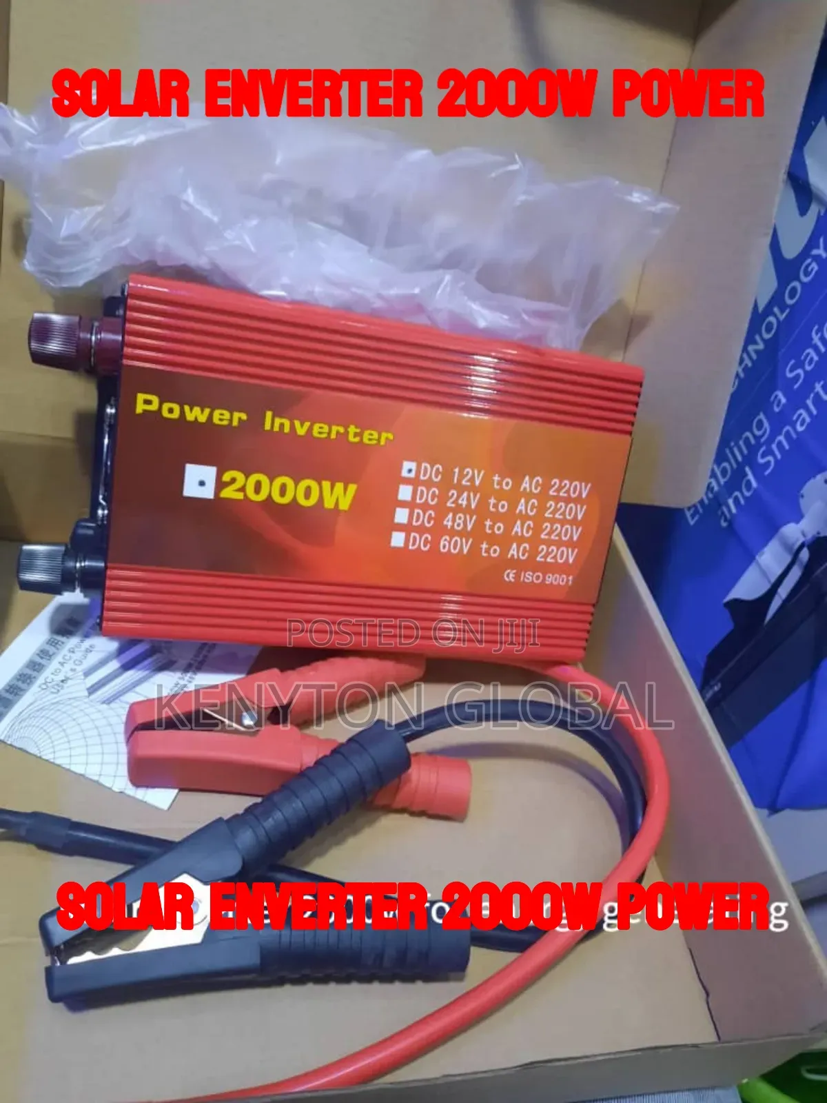 Solar Power Inverter With Digital Display Light - 2000w