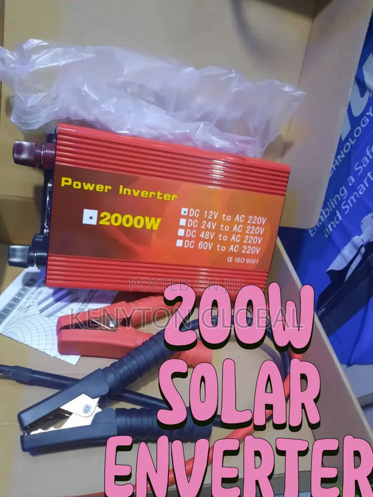 Solar Power Inverter With Digital Display Light - 2000w