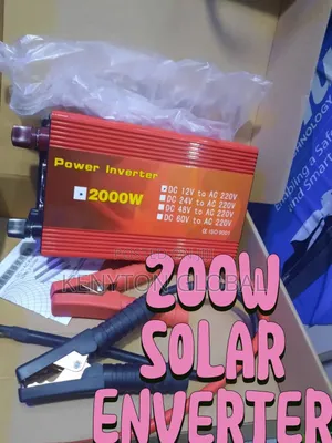 Solar Power Inverter With Digital Display Light - 2000w