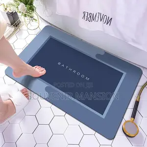 Welcome Bathroom Door Mat