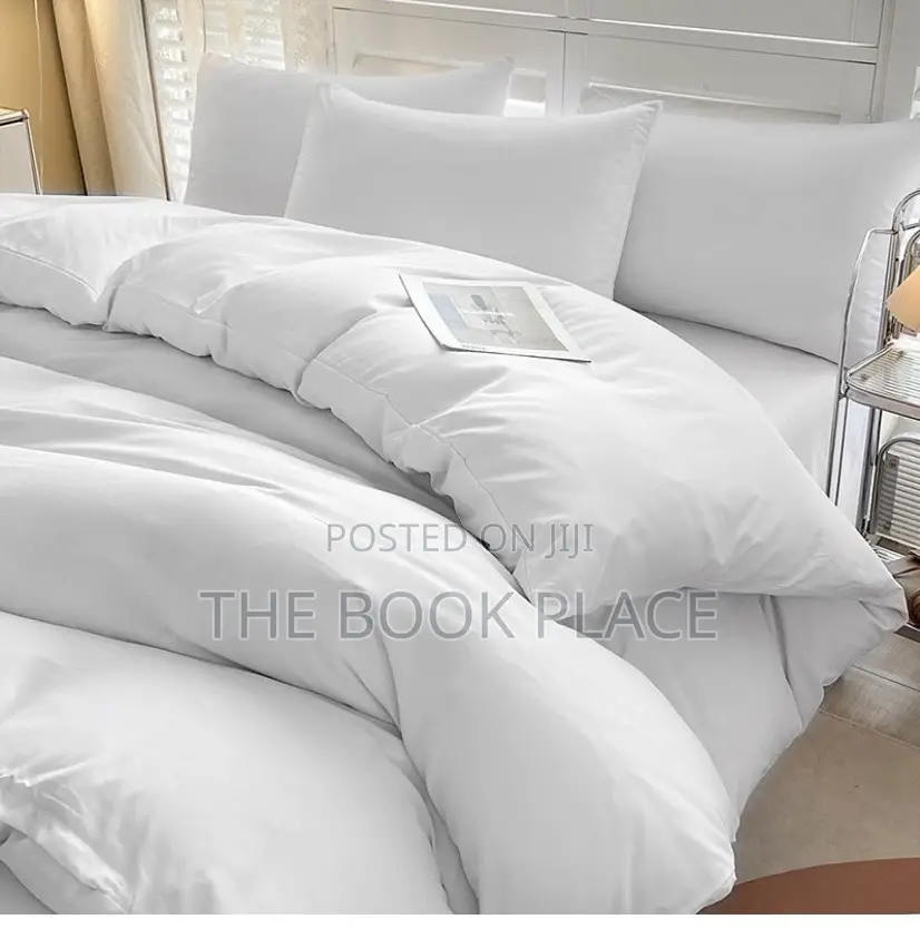 Pure White American Cotton Bedsheets