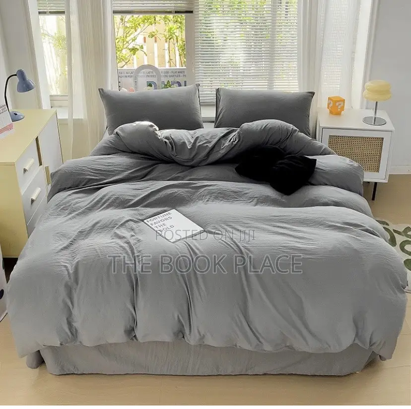 Gray Quality Cotton Bedsheets