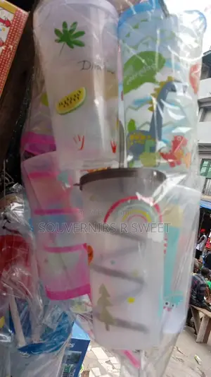 Cups With Straw_ Partypack Fillers_ Dozen