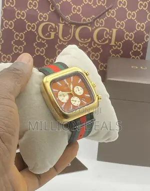 Luxe Active Chronograph Men’S Gold Wrist Watch