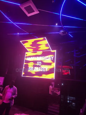 Club Video Screen and Lighting