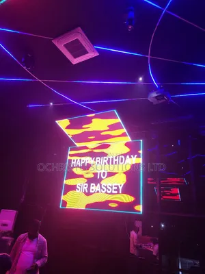 Club Video Screen and Lighting