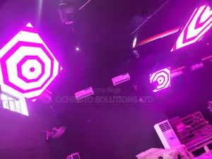 Club Video Screen and Lighting