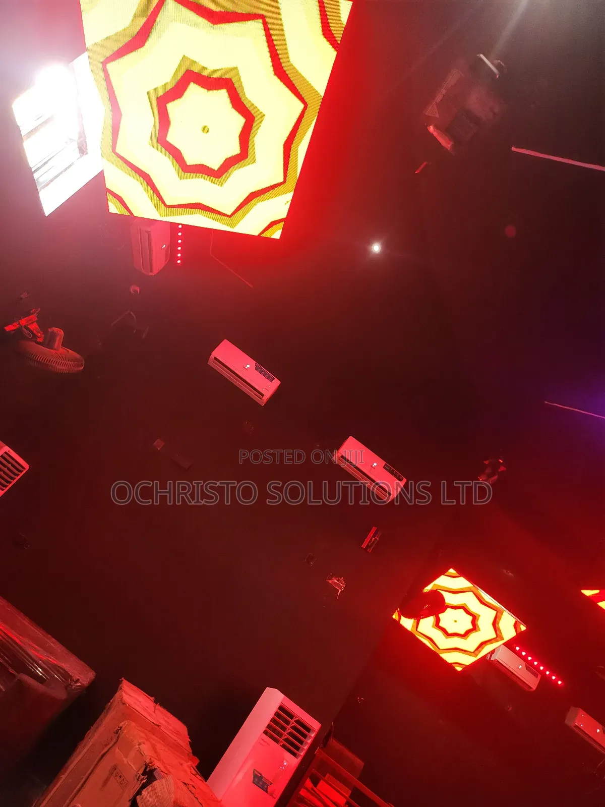 Club Video Screen and Lighting
