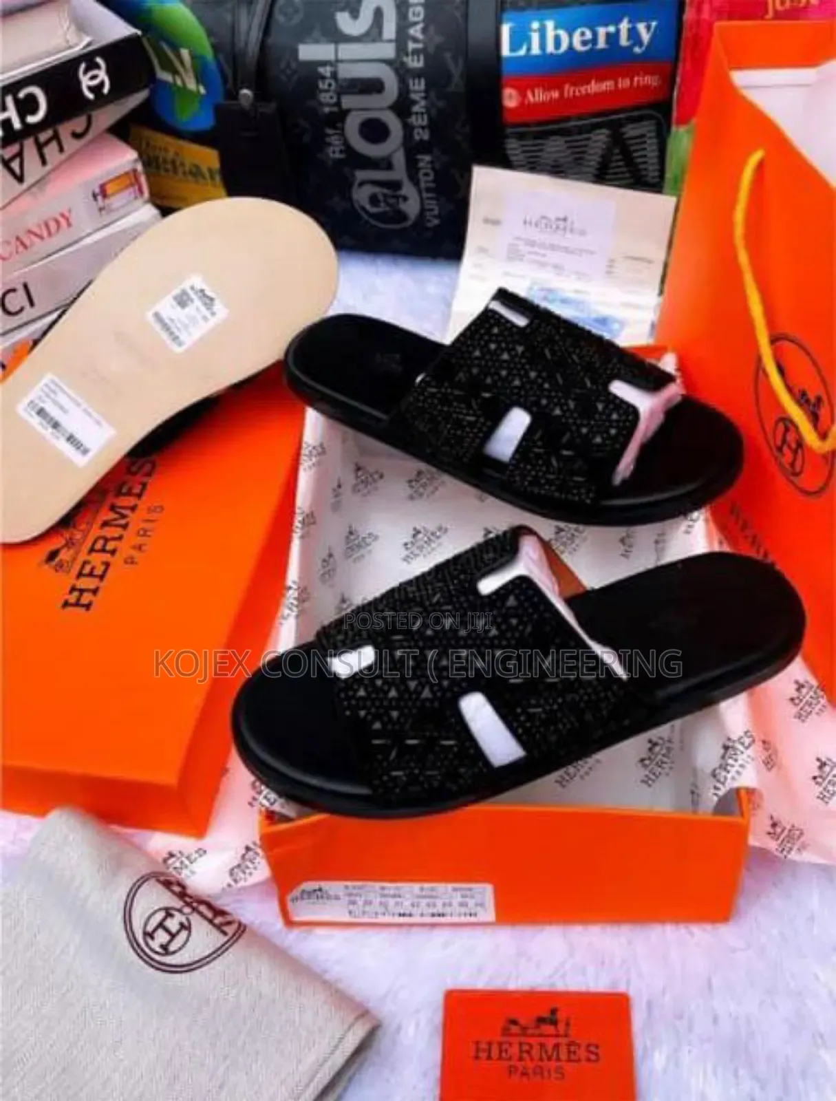 Comfy Hermes Men Slides