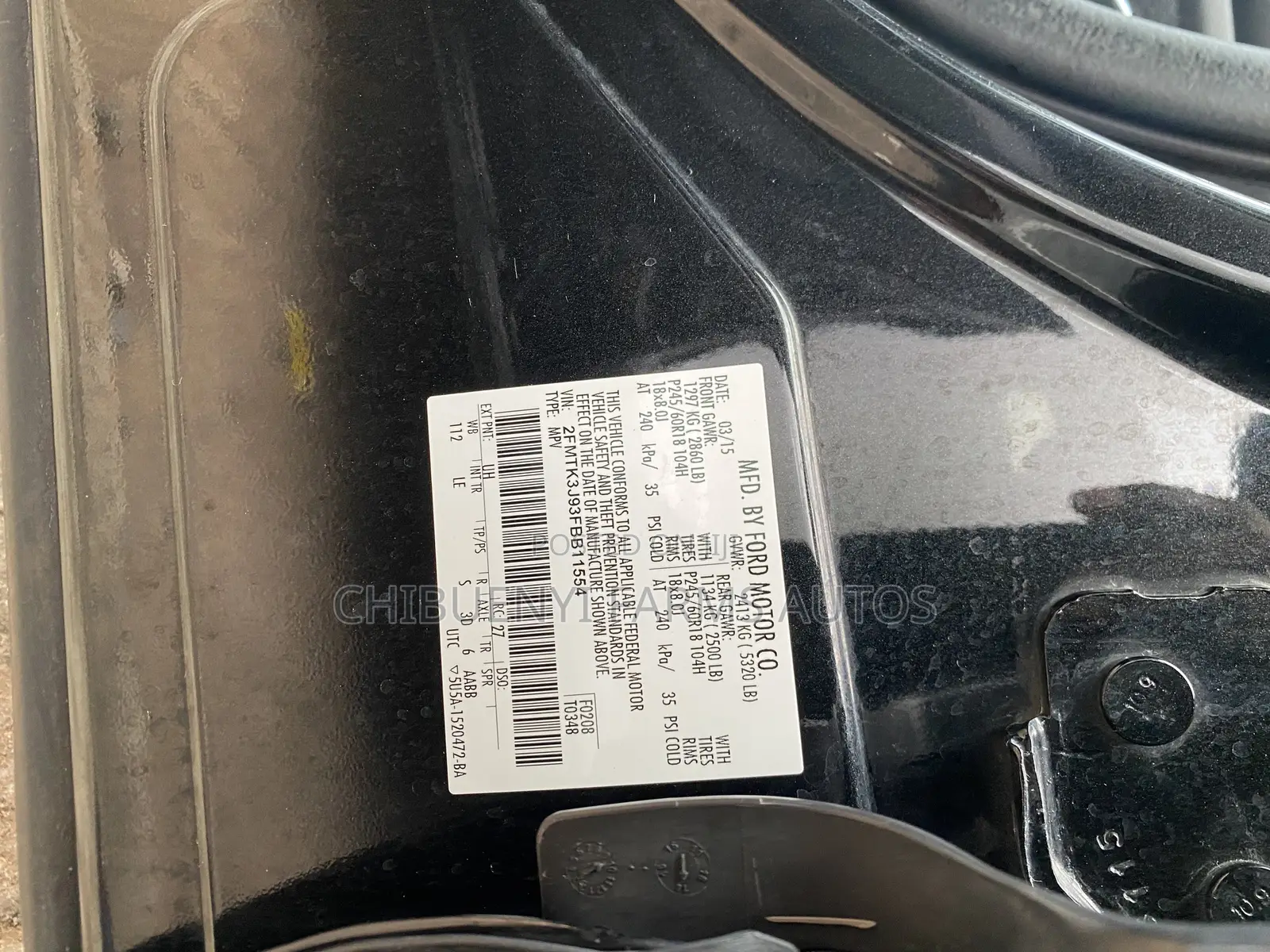 Ford Edge 2015 Black