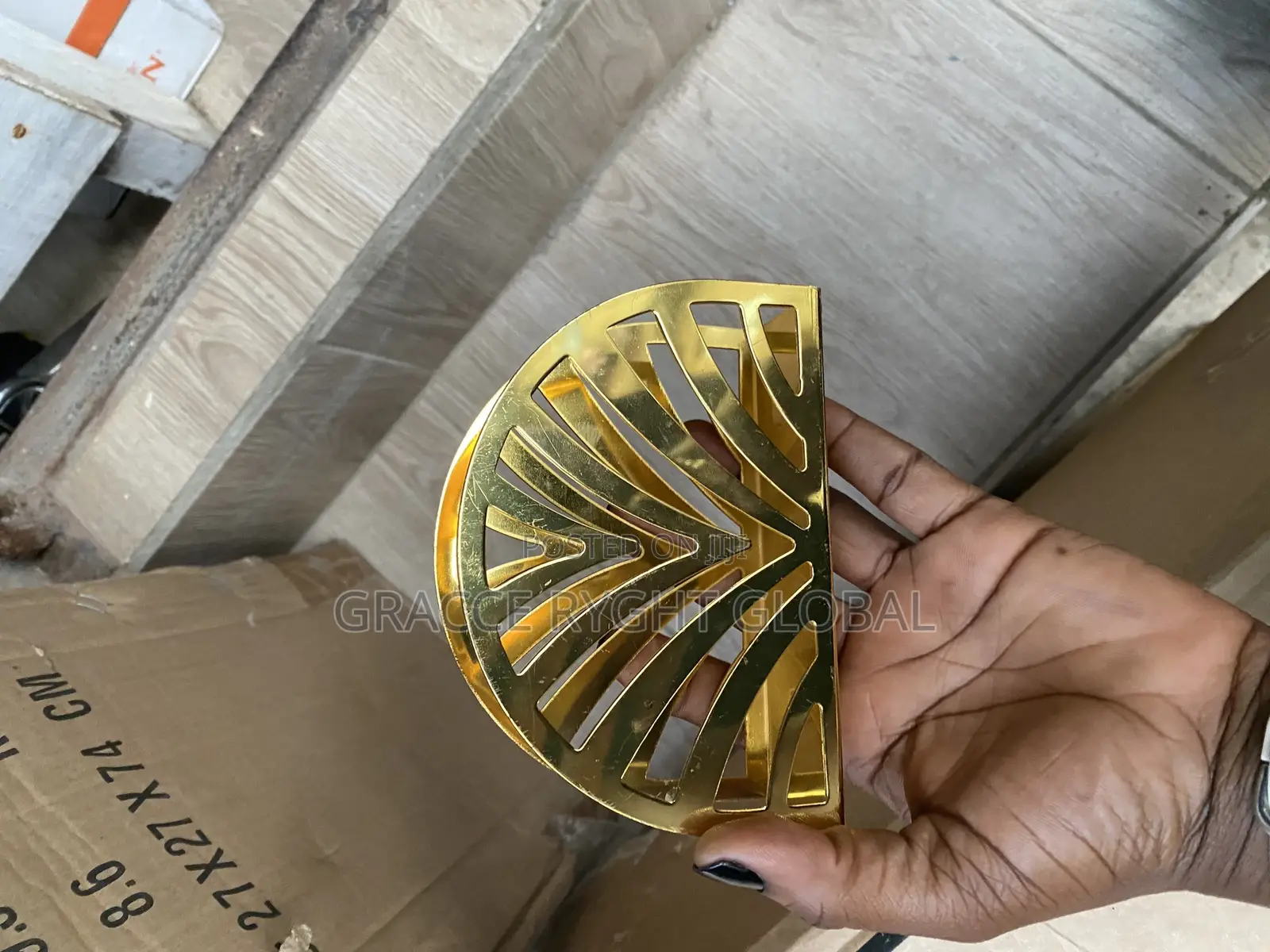 Gold Serviette Holder