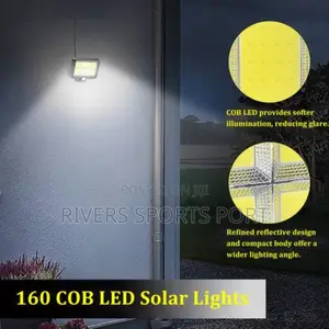 160 COB Leds Solar Lights With Motion Sensor and Solar Panel