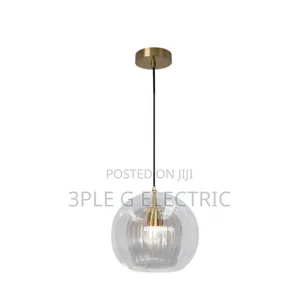Modern Double Glass Shade Pendant Light