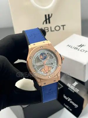 Hublot With the Full Box, Extra Hublot Carrier Bag a Card
