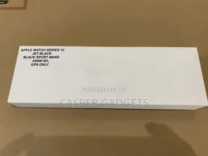 Apple Watch Series 10 Jet Black Sport Band 46mm GPS Only