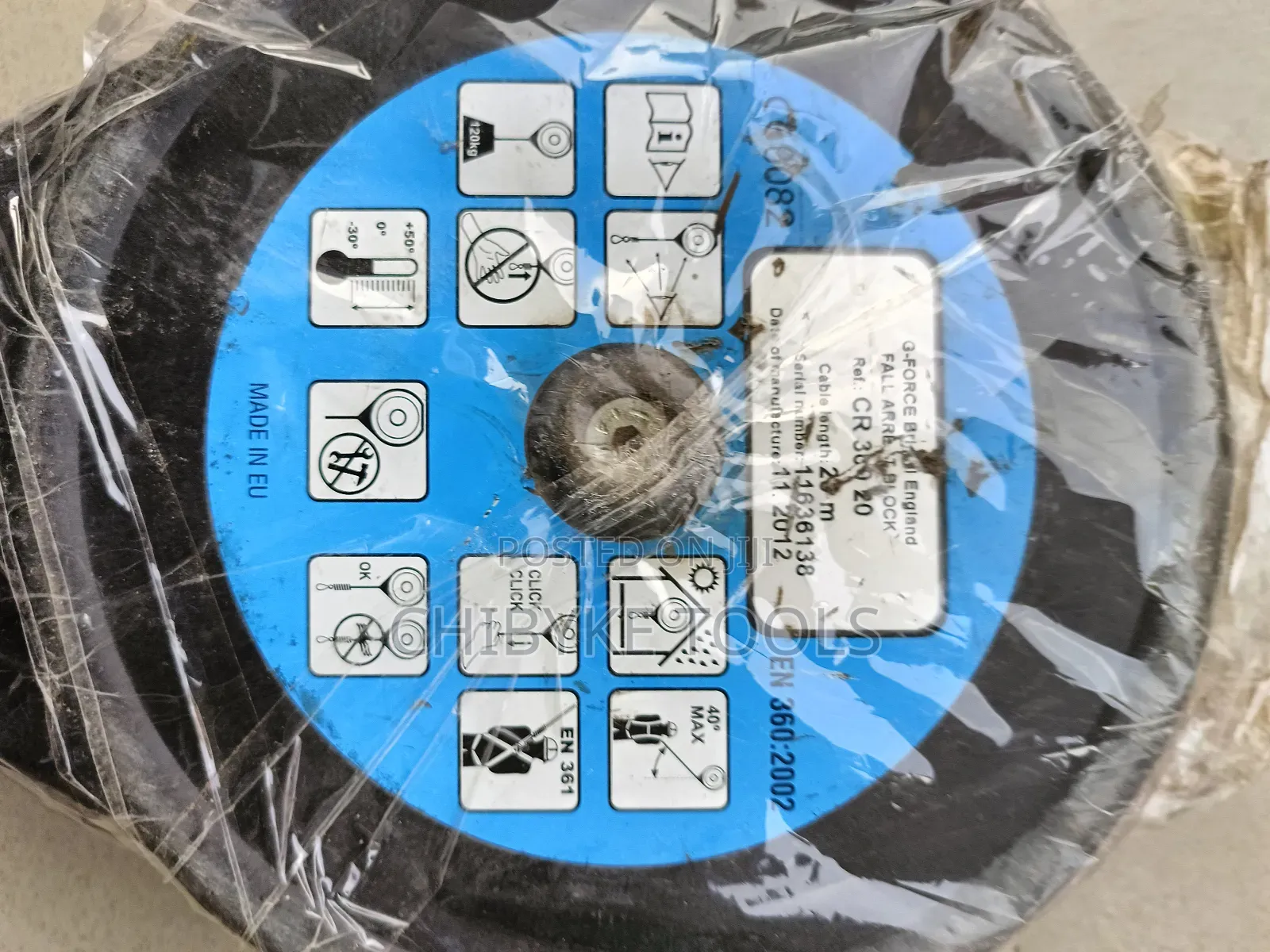20m Steel Wire Fall Protector Arrester Retractable