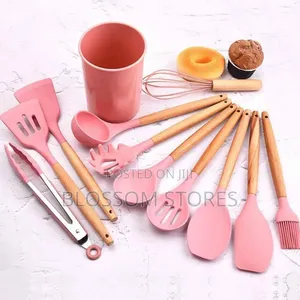 12pc Quality Silicon Nonstick Spoon Set